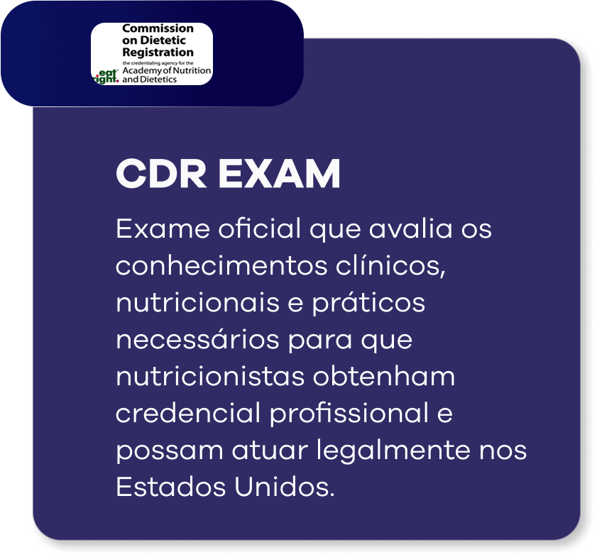 card CDR nutrição