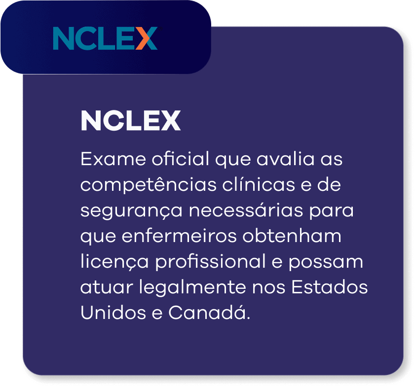 logo nclex enfermagem